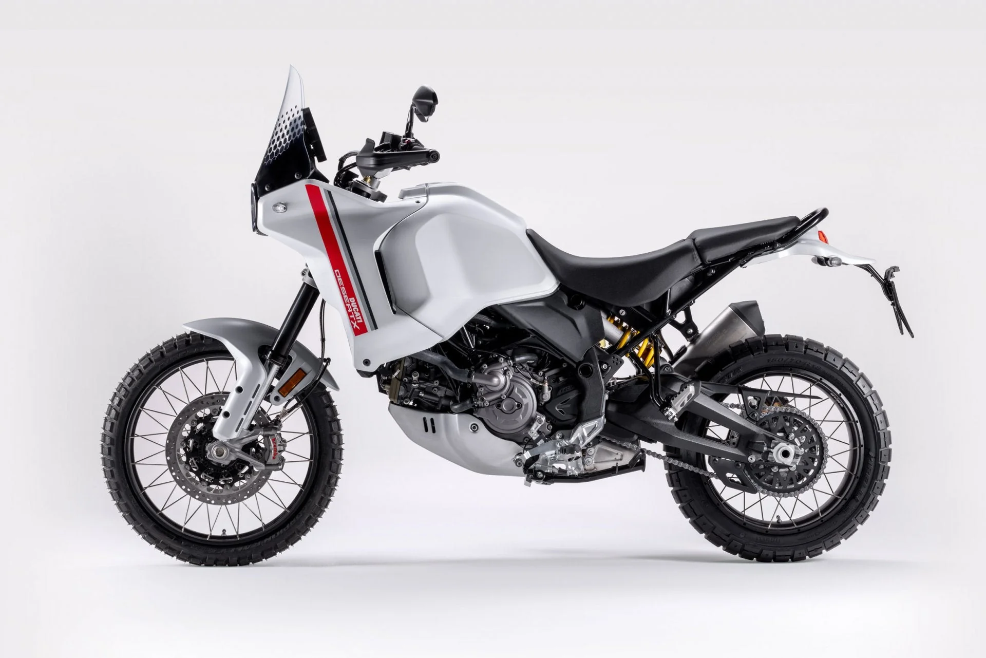 2026 Ducati DesertX - Star White Silk - Image 3