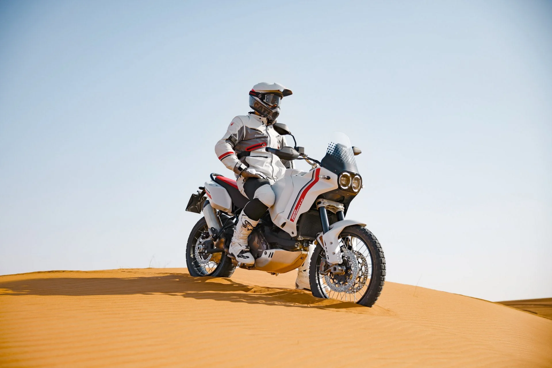 2026 Ducati DesertX - Star White Silk - Image 4