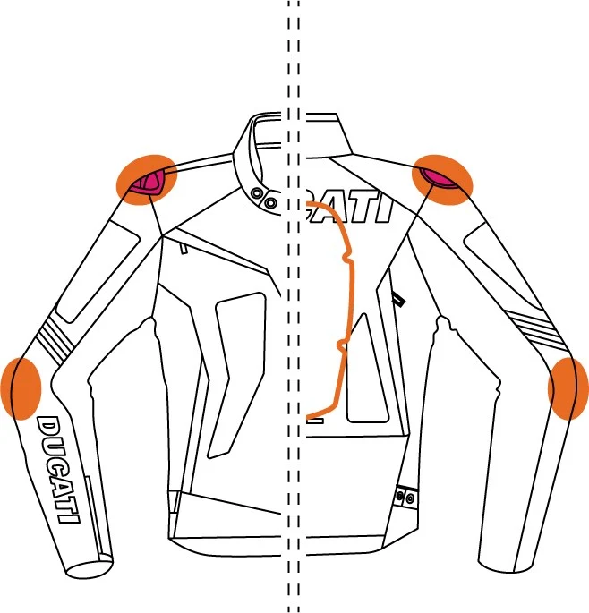 9810747 - Ducati Fighter C2 Leather-fabric jacket - Image 3