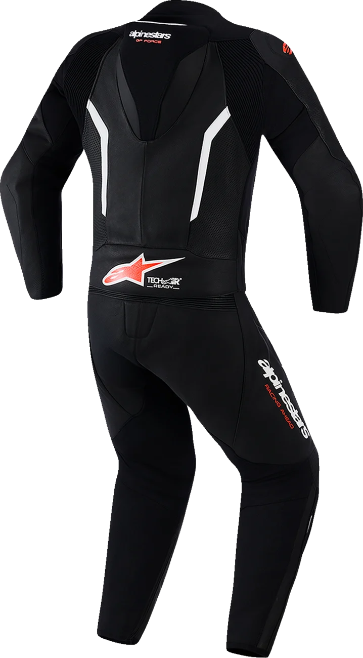 Alpinestars - GP Force v2 2-Piece Leather Suit - Black/White/Red Fluo - Image 2