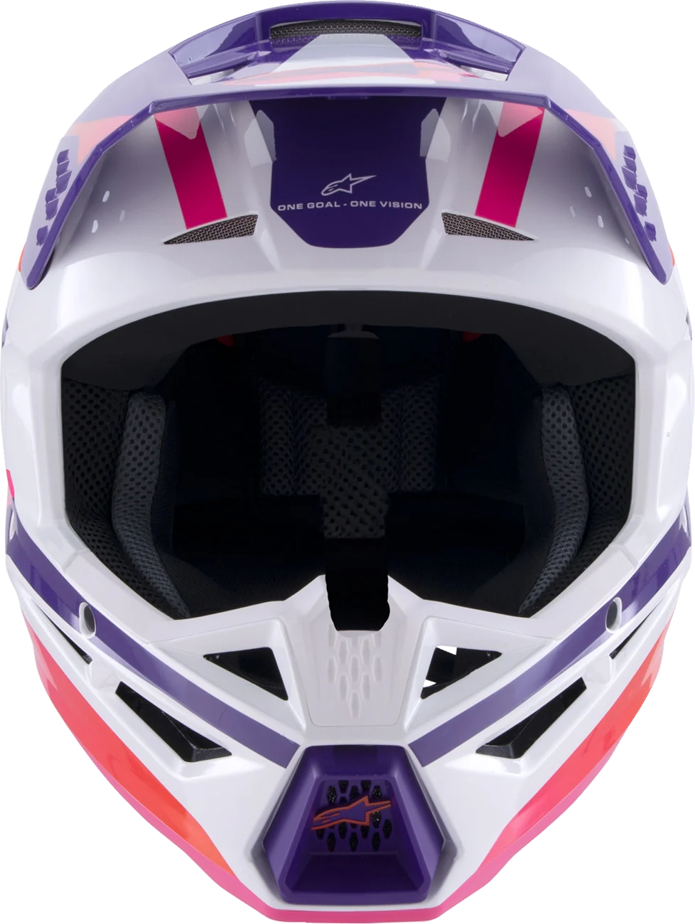 Alpinestars - SM3 Helmet - Heat - Gloss White/Purple/Pink - Image 6