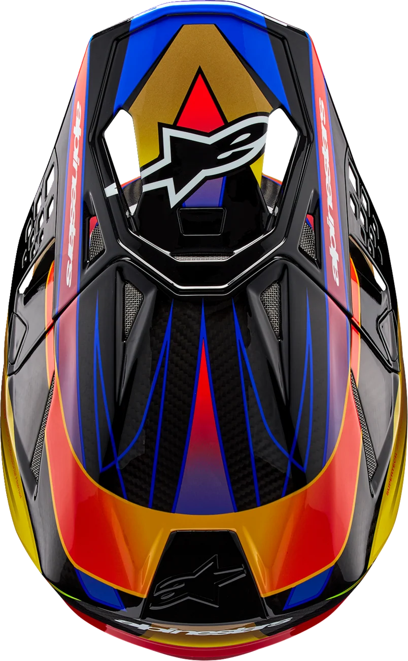 Alpinestars - Supertech M10 Helmet - Era - MIPS® - Gloss Gold/Yellow/Rio Red - Image 7