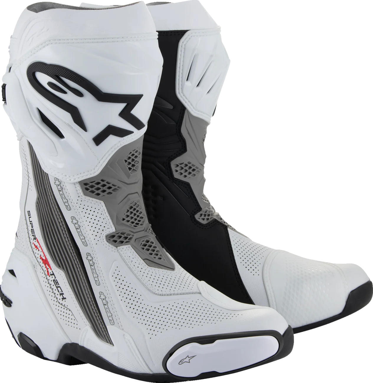 Alpinestars - Supertech R Vented Boots - White/Gray/Black