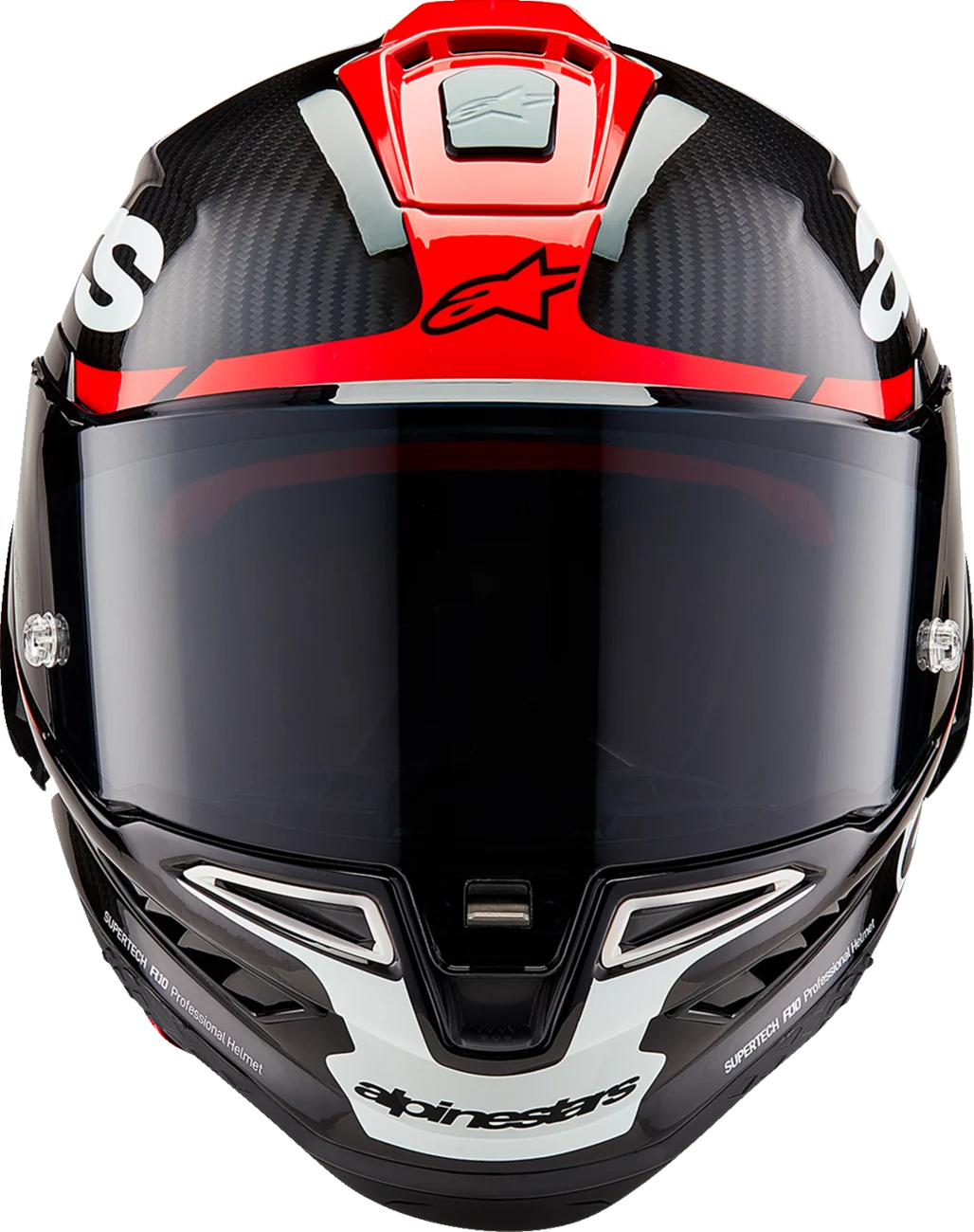 Alpinestars - Supertech R10 Helmet - Element - Carbon/Red/White - Image 6