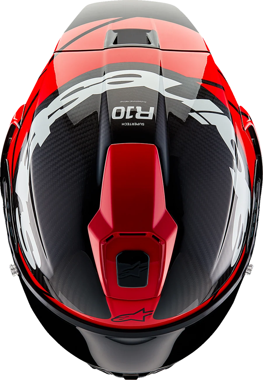 Alpinestars - Supertech R10 Helmet - Element - Carbon/Red/White - Image 7