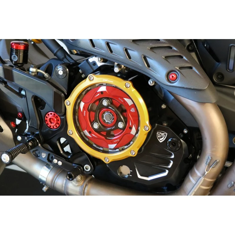 CA502 - CNC Racing Clear Wet Clutch Cover for the Ducati Multistrada 1200/1260 (2015+) and XDiavel / Diavel 1260 - Image 4