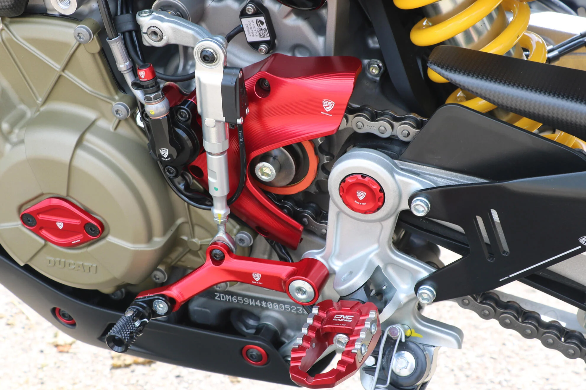 CP177 - CNC Racing Front Sprocket Cover for Ducati Hypermotard 698 Mono - Image 4