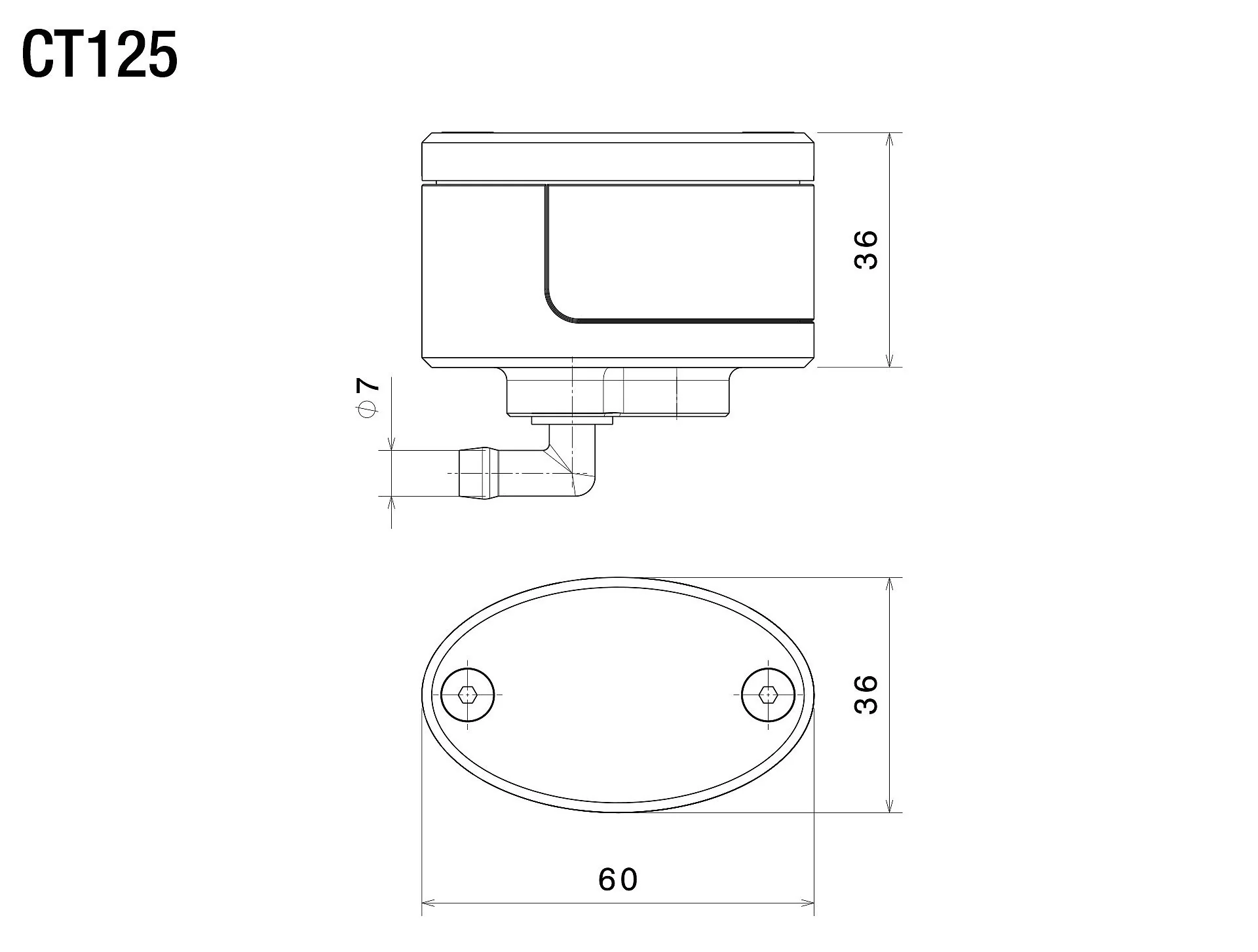 CT125 - RIZOMA - NEXT Clutch Fluid Reservoir - Image 5