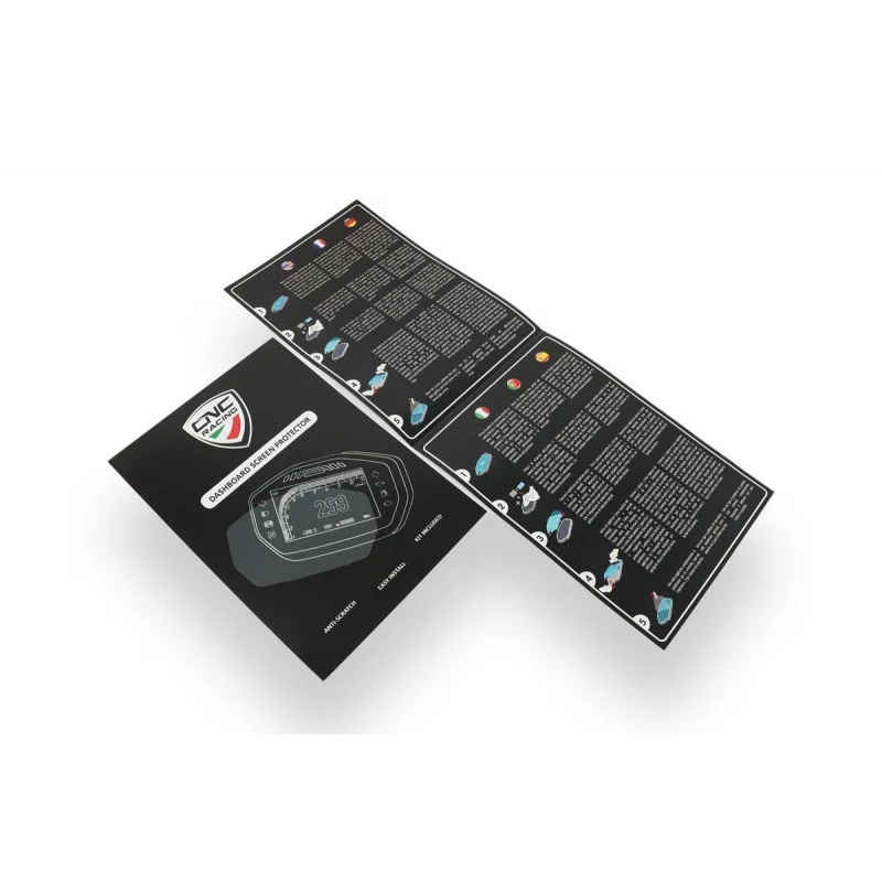 DP014N - CNC Racing Dashboard Screen Protector Kit for the Ducati Multistrada V4 S / Sport / Pikes Peak / Rally - Image 2