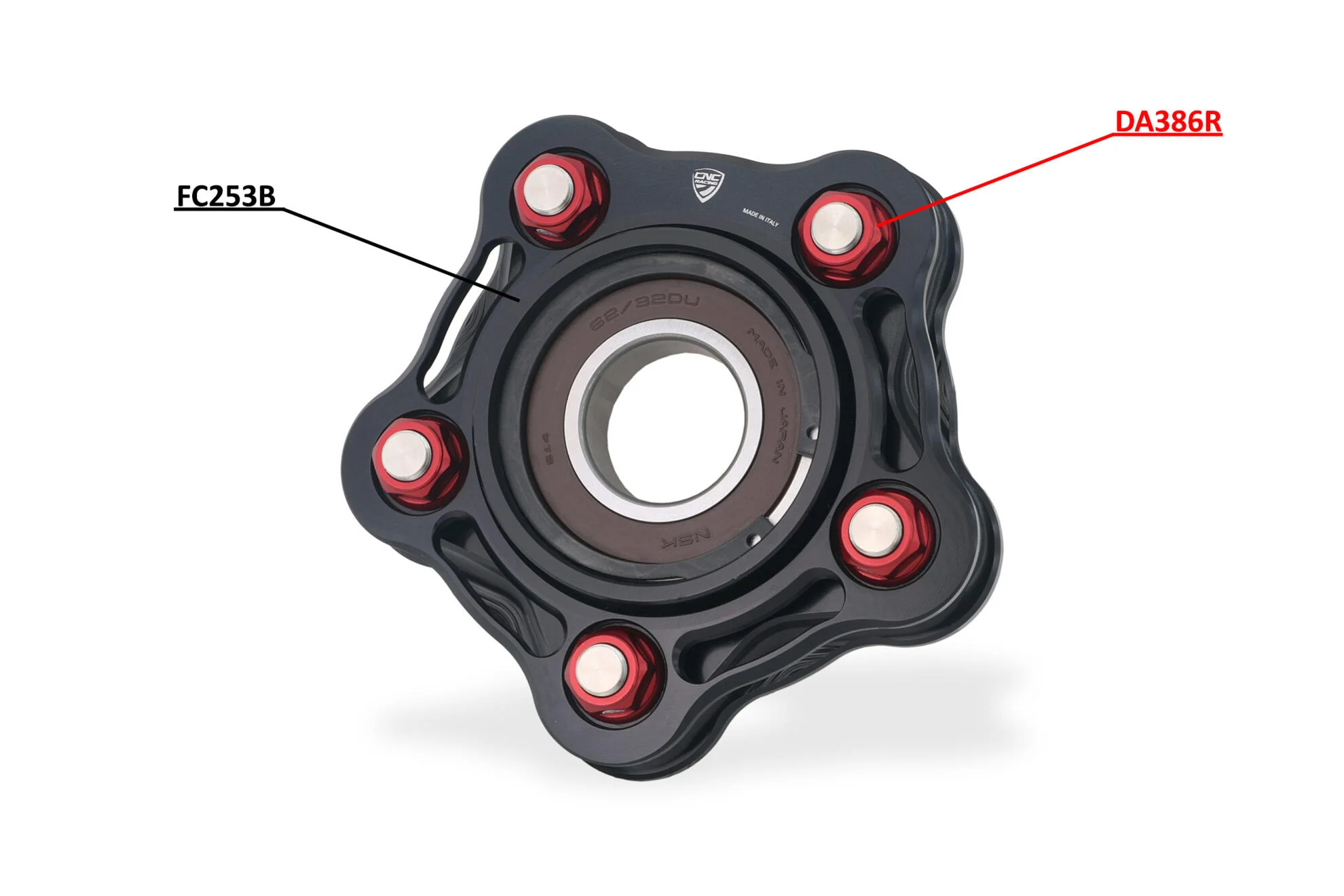 FC253 - CNC Racing Aluminum Rear Sprocket Carrier for Ducati Panigale / Streetfighter V4 (2025+) - Image 3