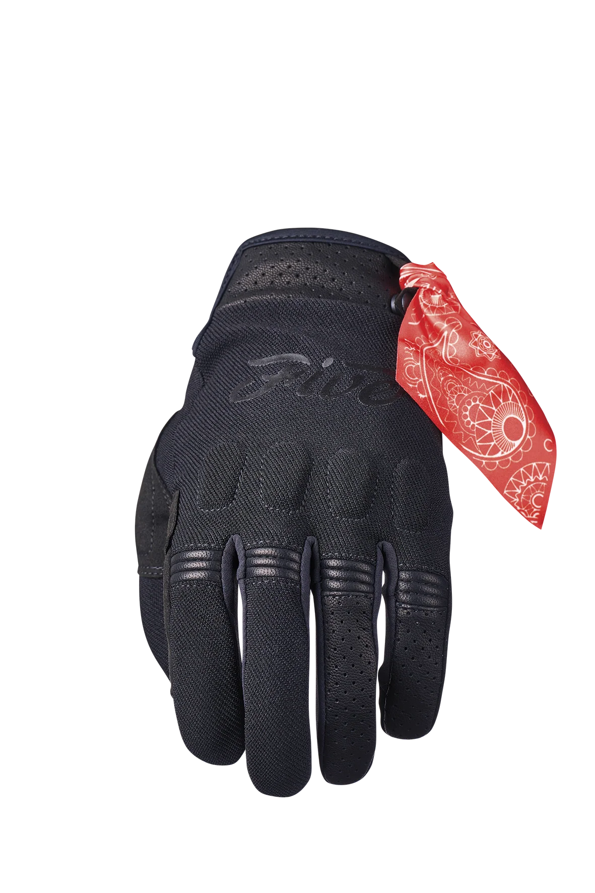 FIVE GLOVES - SCRAMBLER WOMAN - BLACK - Image 3