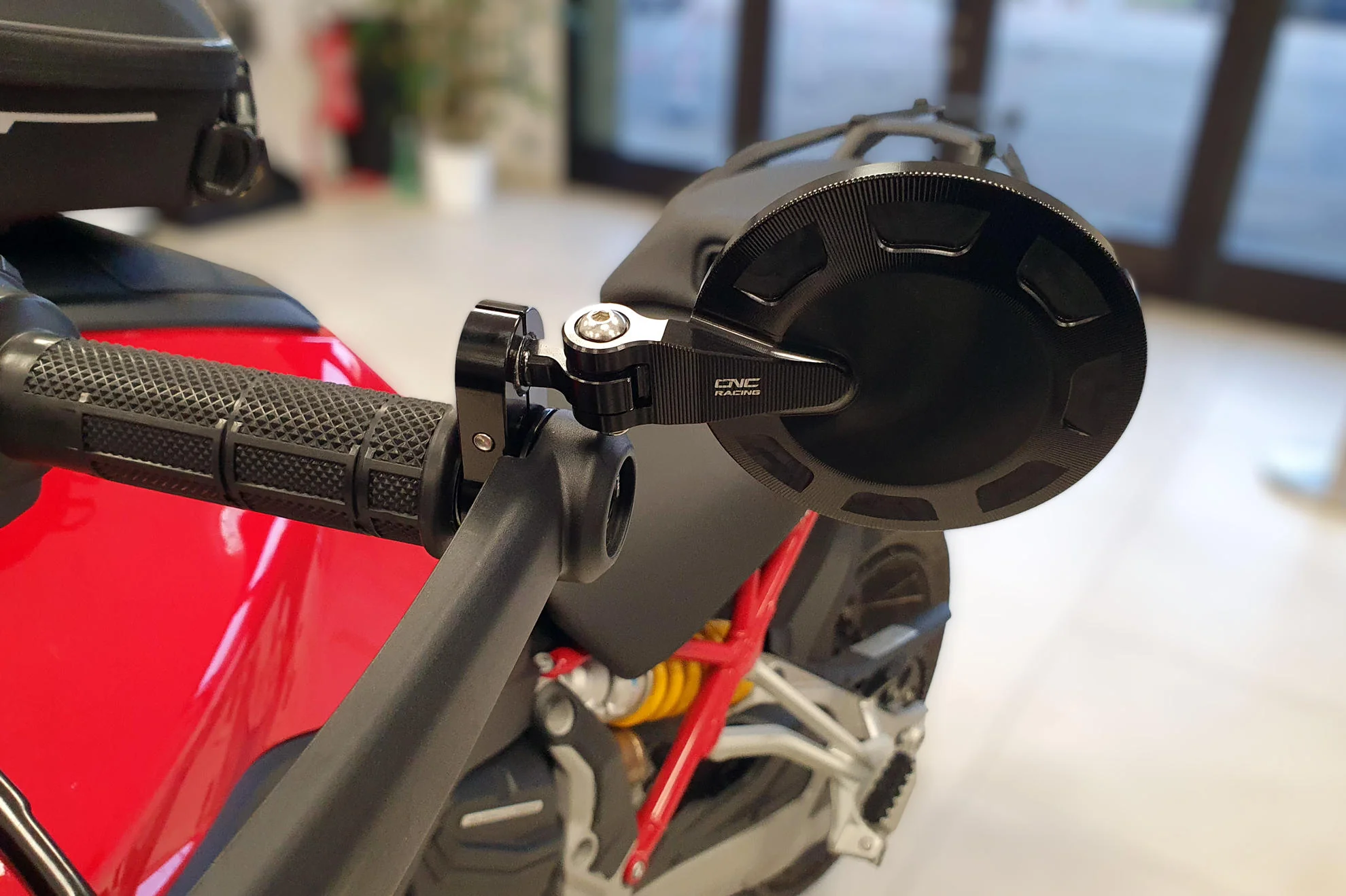 MRA06B - CNC Racing adapter for ROCKET and EVO Mirrors for Multistrada V4, DesertX, Hypermotard 698 Mono - Image 4