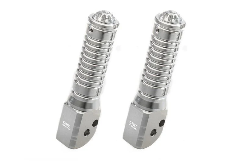PC122 - CNC Racing Solid Round Folding Passenger Footpeg Kit for Ducati Scrambler - Image 4