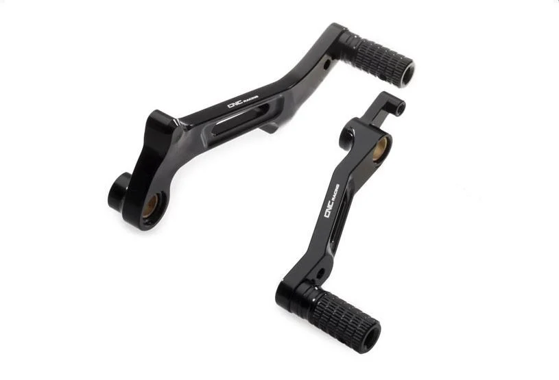 PE235 - CNC Racing 'Easy' Foot Lever Kit for Ducati Multistrada 1200 10-14 with Solid Toe Pegs