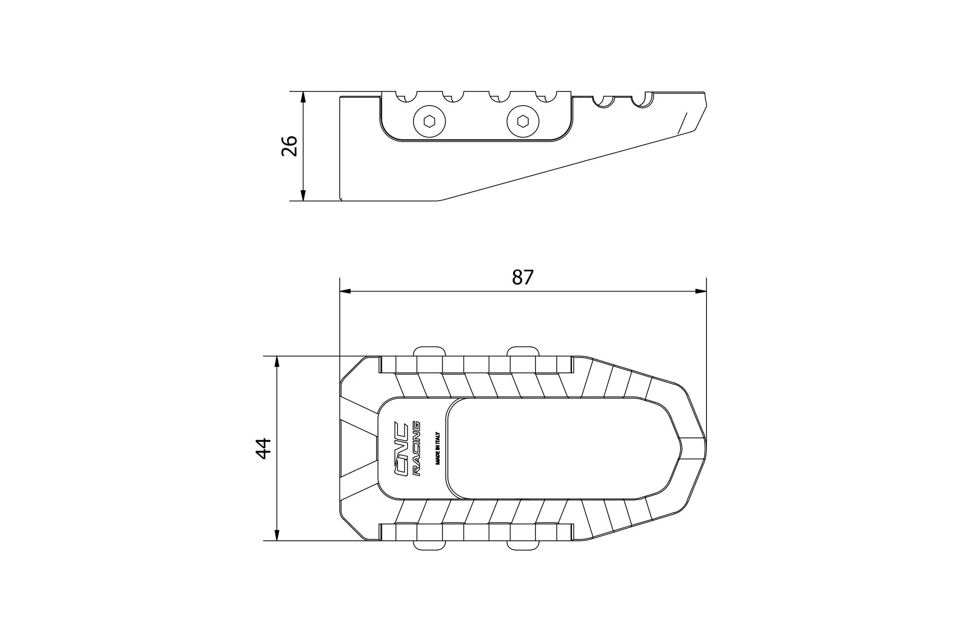 PEP05 -CNC Racing - Touring Footpegs - Image 6