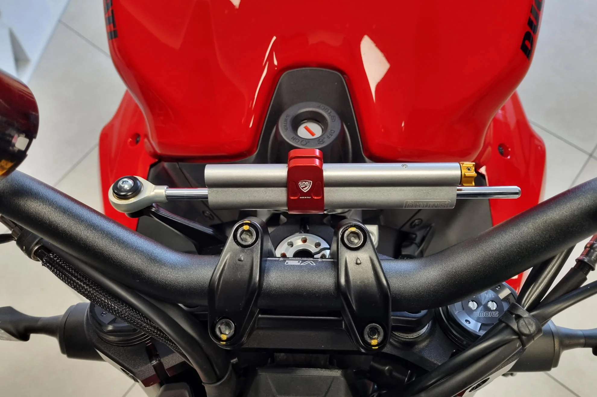 SD111 - CNC Racing - Steering Damper Mount kit for Streetfighter V4/V2 - Image 8