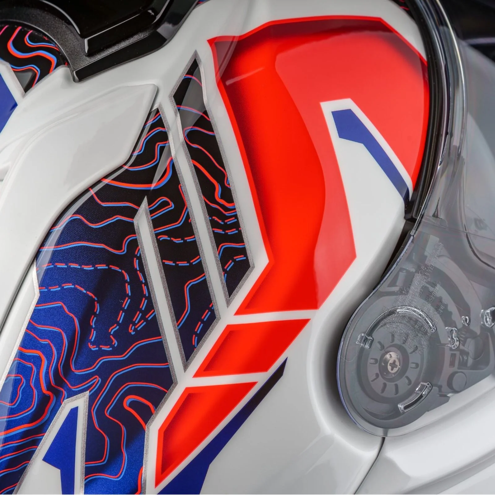 SHOEI - GT-Air 3 Hike - RED/WHITE/BLUE (TC10) - Image 5