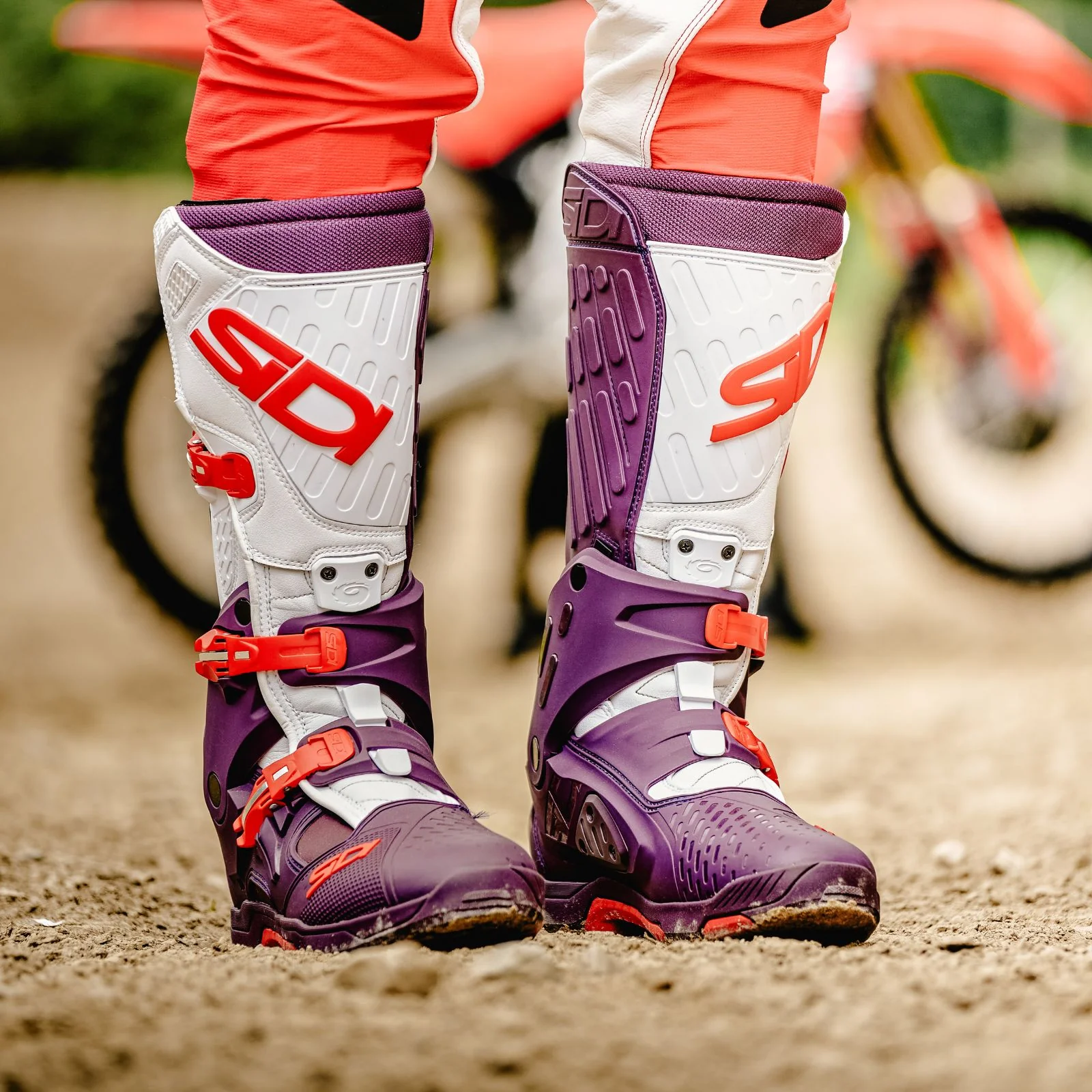 Sidi - Crossair Boot - WINE/WHITE - Image 9