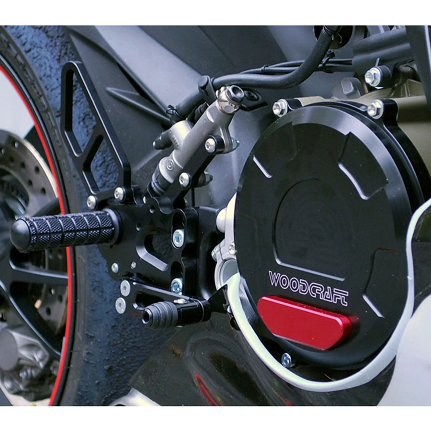 Woodcraft - 05-0648B Ducati Panigale 899, 959 Corse, 1199S, 1199R, 1299, V2 Complete Rearset Kit w/ Pedals - GP Shift - Image 3