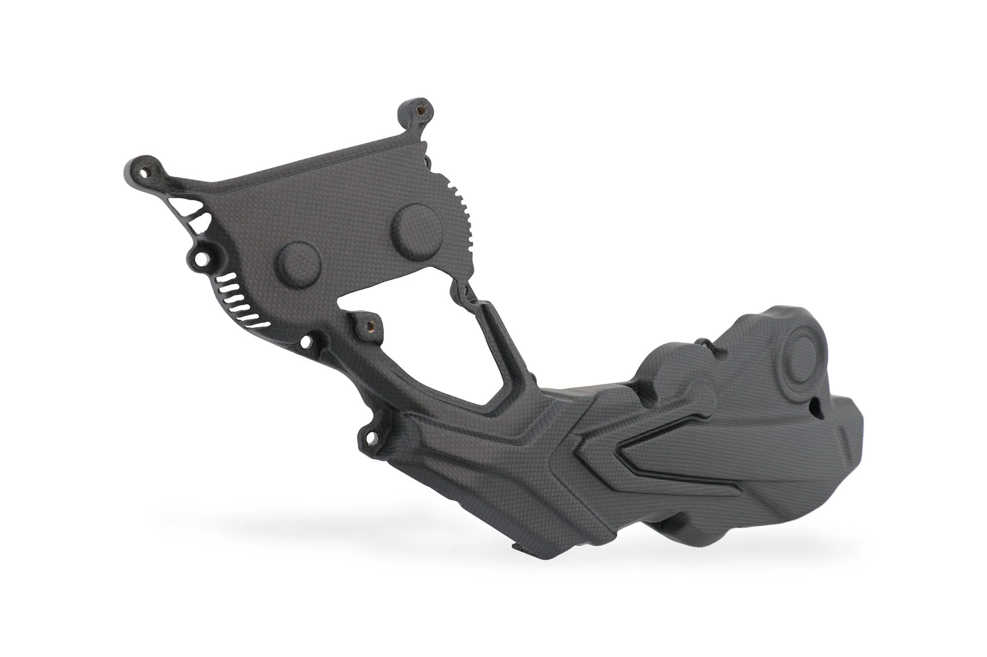 ZA332Y - CNC Racing Carbon Fiber Horizontal Belt Cover for Ducati Monster 937 / 937+ - Image 2