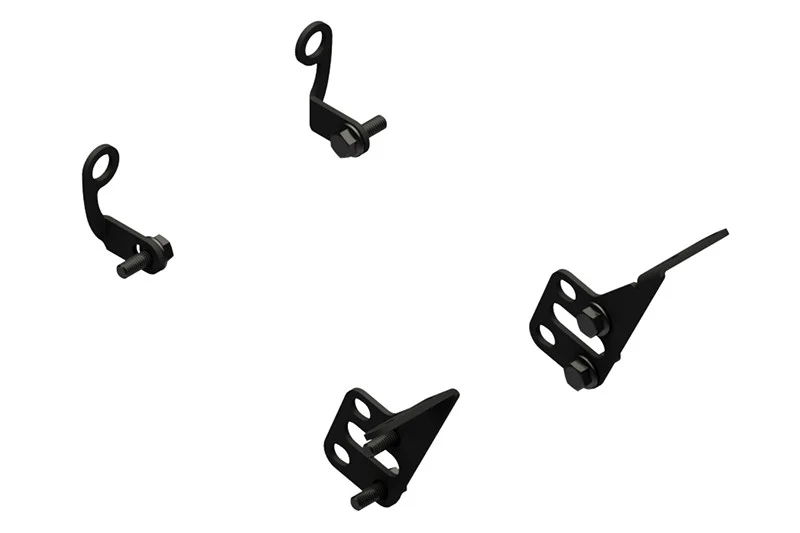 ZAB06B - CNC Racing Mounting kit for Carbon Fiber GP Racing Front Brake Rotor Cooling Ducts For Ducati Panigale 1199/1299  XDiavel / S  & Hypermotard 796