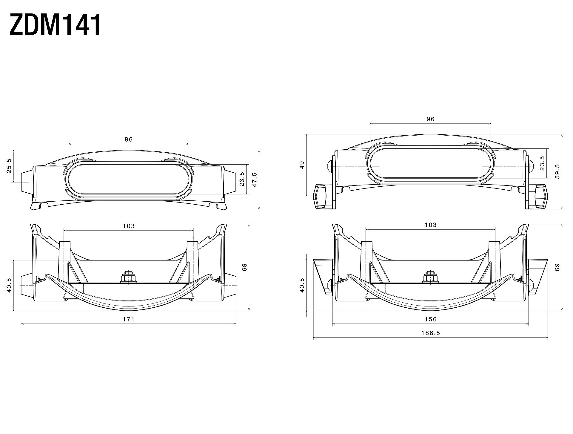 ZDM141 - RIZOMA - Rear Turn Signal Bracket - Image 2