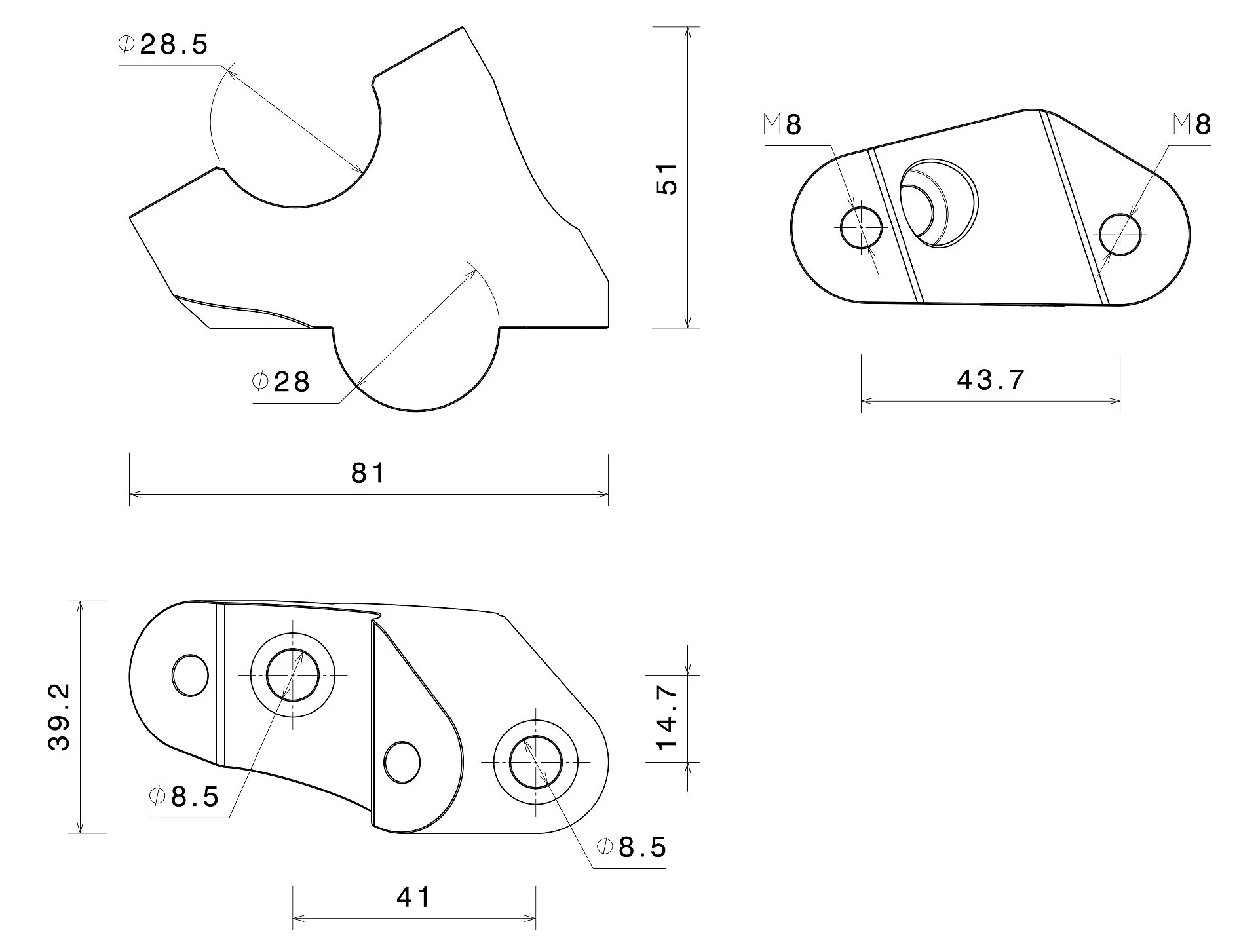 ZDM167 - RIZOMA - Swept-Back Risers - Multistrada V4 - Image 4