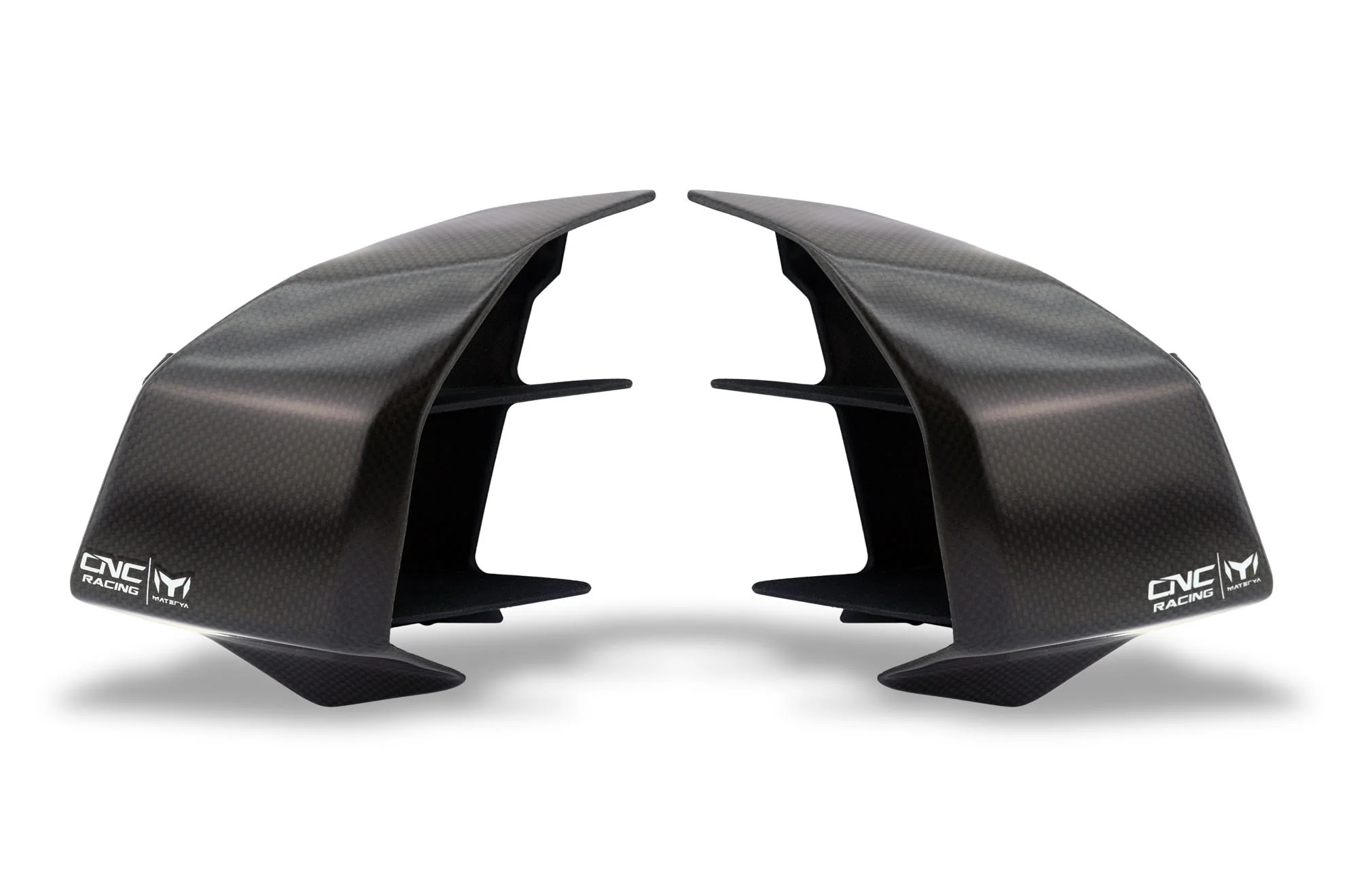 ZW005Y - CNC Racing Carbon Fiber GP Winglets for Ducati Streetfighter V4 / S